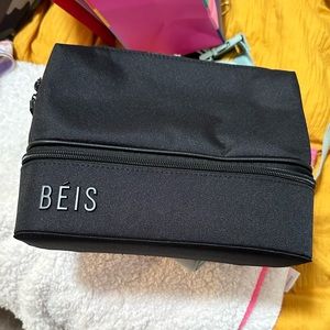 Beis cosmetic bag black